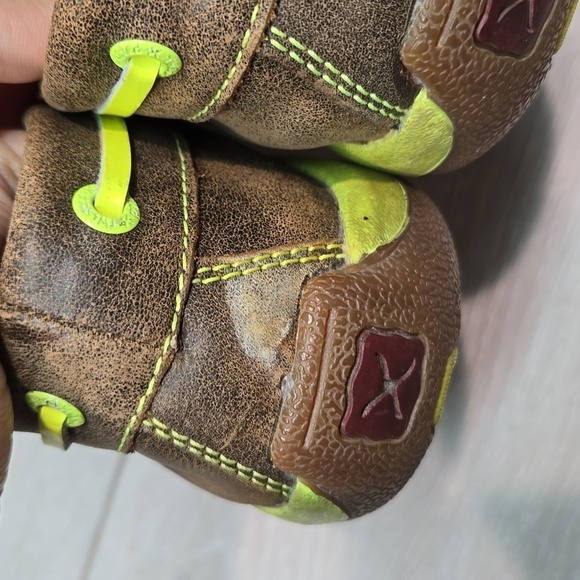 Twisted X Womens WDM0010 Leather Loafer Sneakers Driving moc shoes sz 7M - Picture 9 of 15